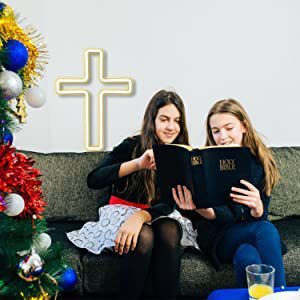 USB Cross Bedroom Children's Room Decoration LED Neon Light